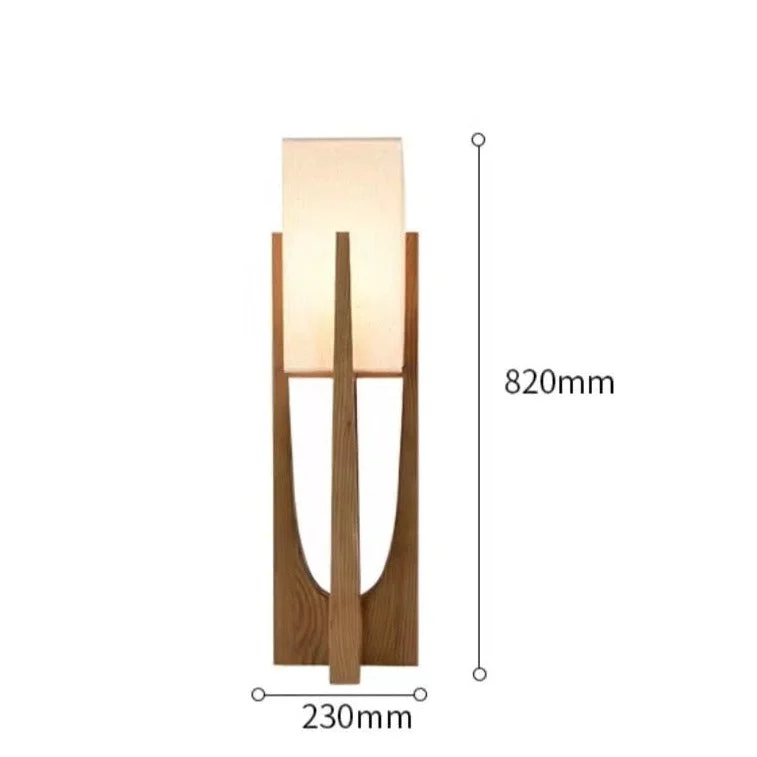 Wood Floor Lamp Parchment Shade | 52 to 145cm Walnut or Ash E26/e27 Dimmable Option Japandi Casalola Lights Luxury
