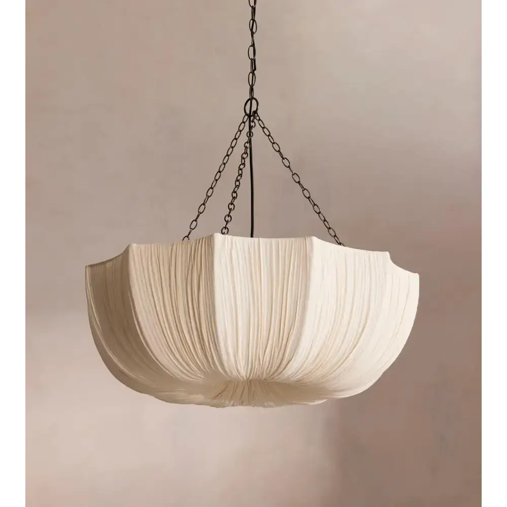 Wabi-sabi Sculptural Chandelier | Modern Bedroom Statement Light - Chandeliers