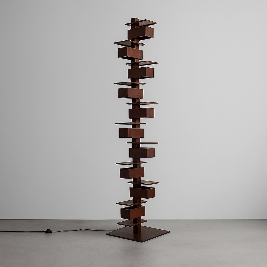 Salita Wood & Iron Floor Lamp