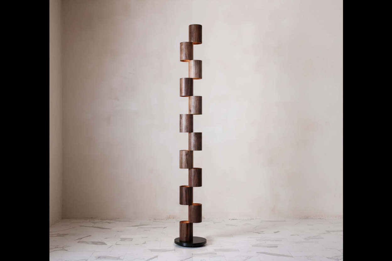 Japandi Wood Floor Lamp – Minimalist Designer Lighting for Living Room Casalolalights Luxury Lamps Interior Designers