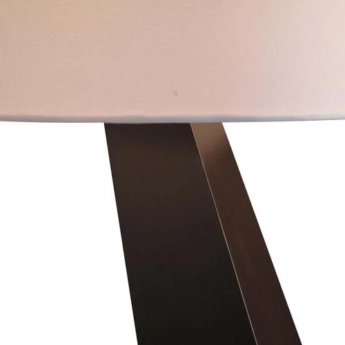 Faceted Black Geometric Table Lamp | Atelier Forma Sculptural Statement Piece
