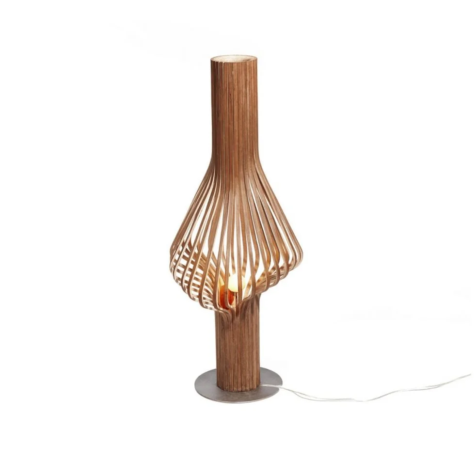 Bentwood Ash Floor Lamp | 120cm Low Profile or Walnut E26/e27 Dimmable Option Scandinavian Casalola Lights Luxury Lamps