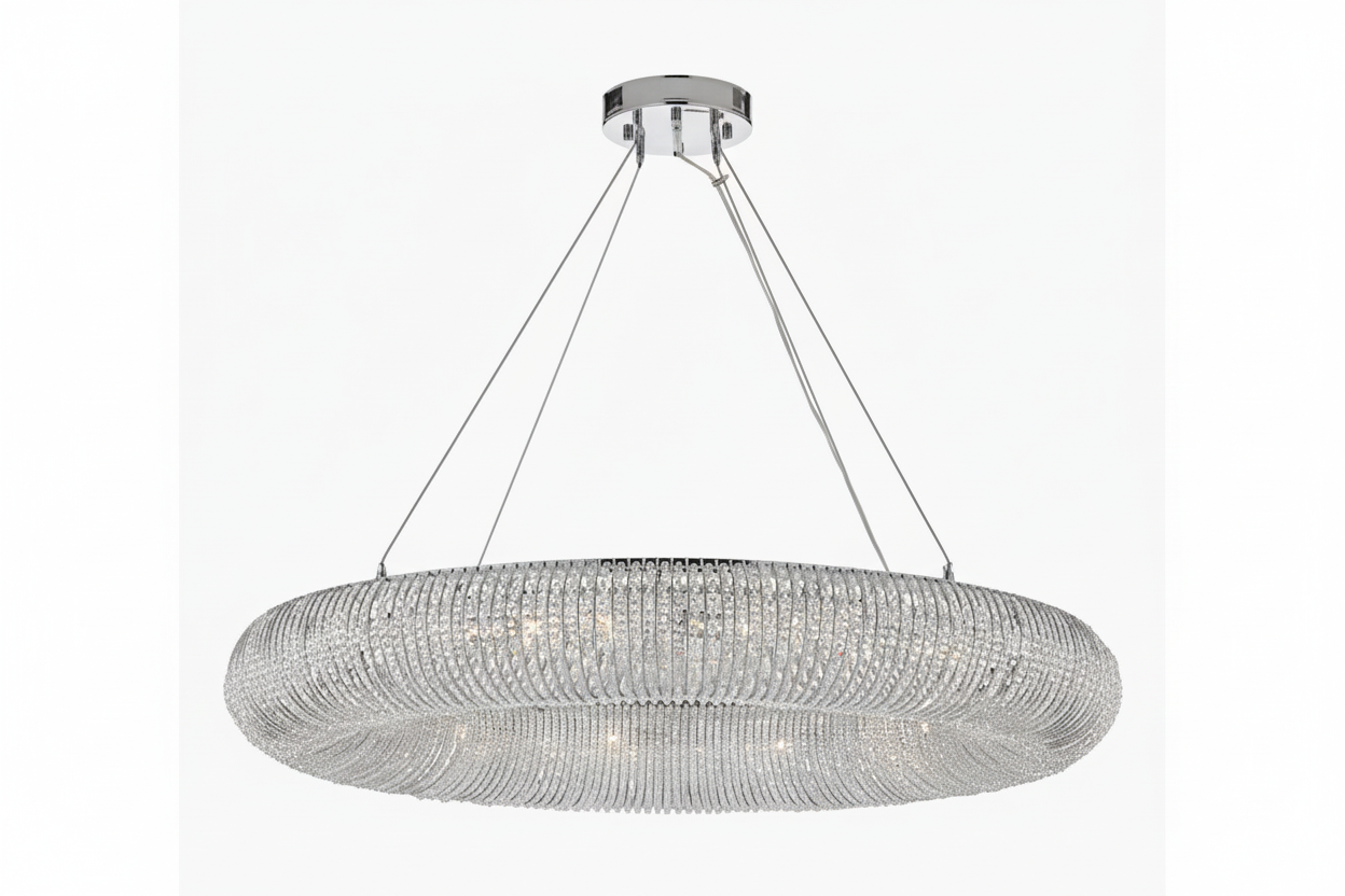 SILVER CRYSTAL CHANDELIER | CLSC0951S