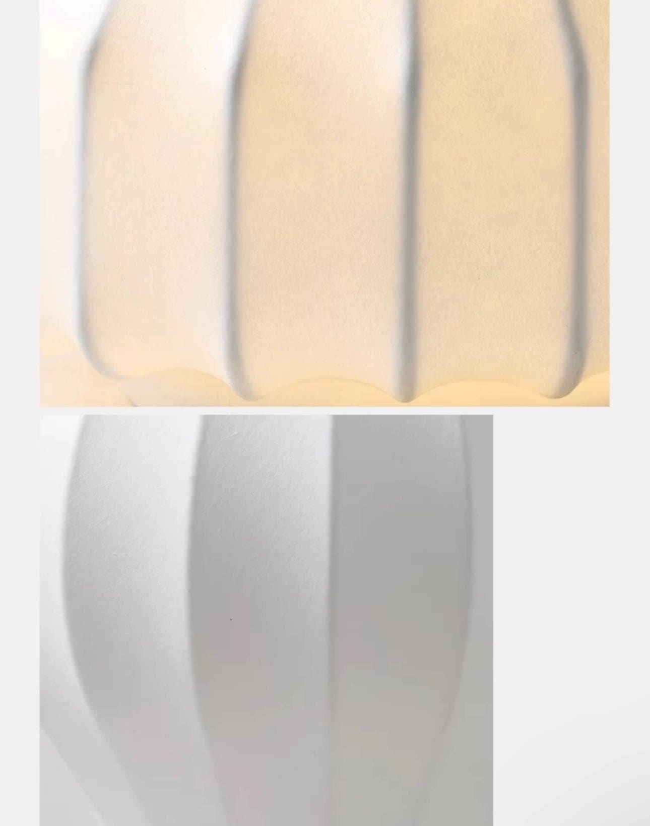 Japandi Table Lamp - Resin and Silk Available in Three Sizes Wabi-sabi Style - Lamps