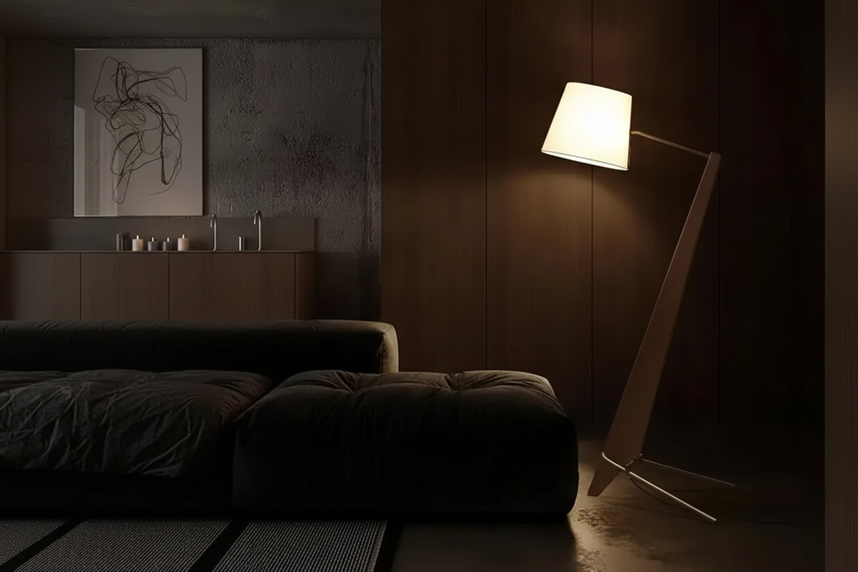 Solid Wood Giant Floor Lamp for Living Room Bedroom Japandi Lamps Casalolalights Luxury Lamps for Interior Designers