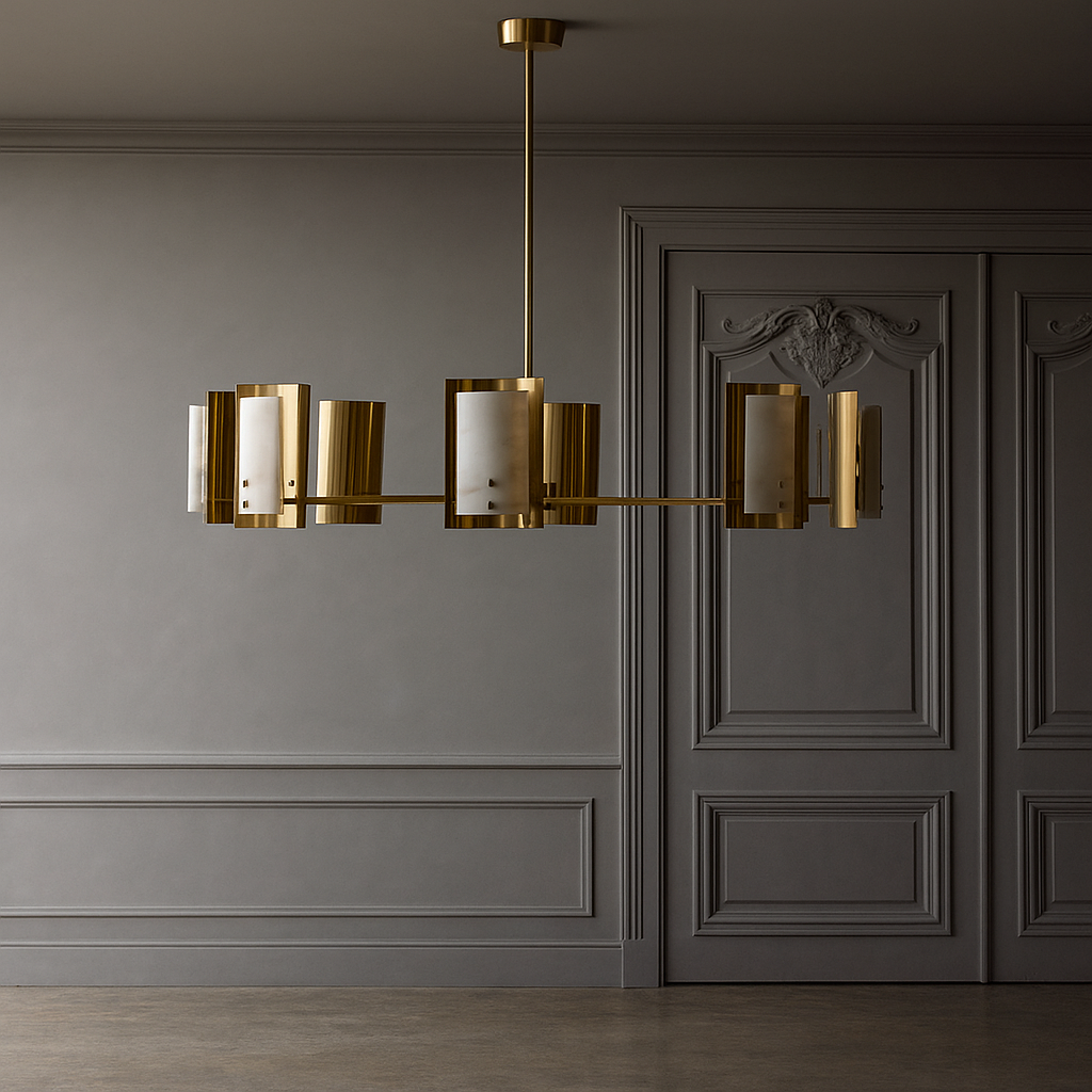 SPANISH ALABASTER ROUND CHANDELIER | CLDVY73 - Chandeliers