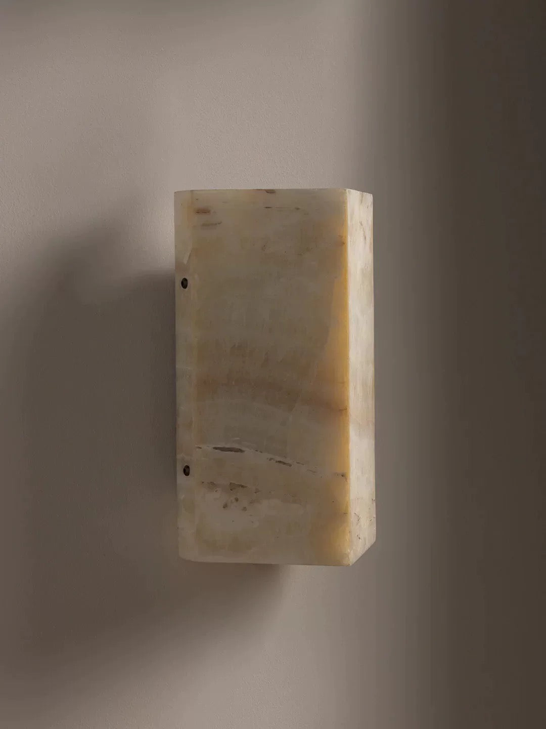 Spanish Marble Wall Sconce | Rectangular Stone Light 25cm Minimalist Hallway & Bedroom Casalolalights Luxury Lamps