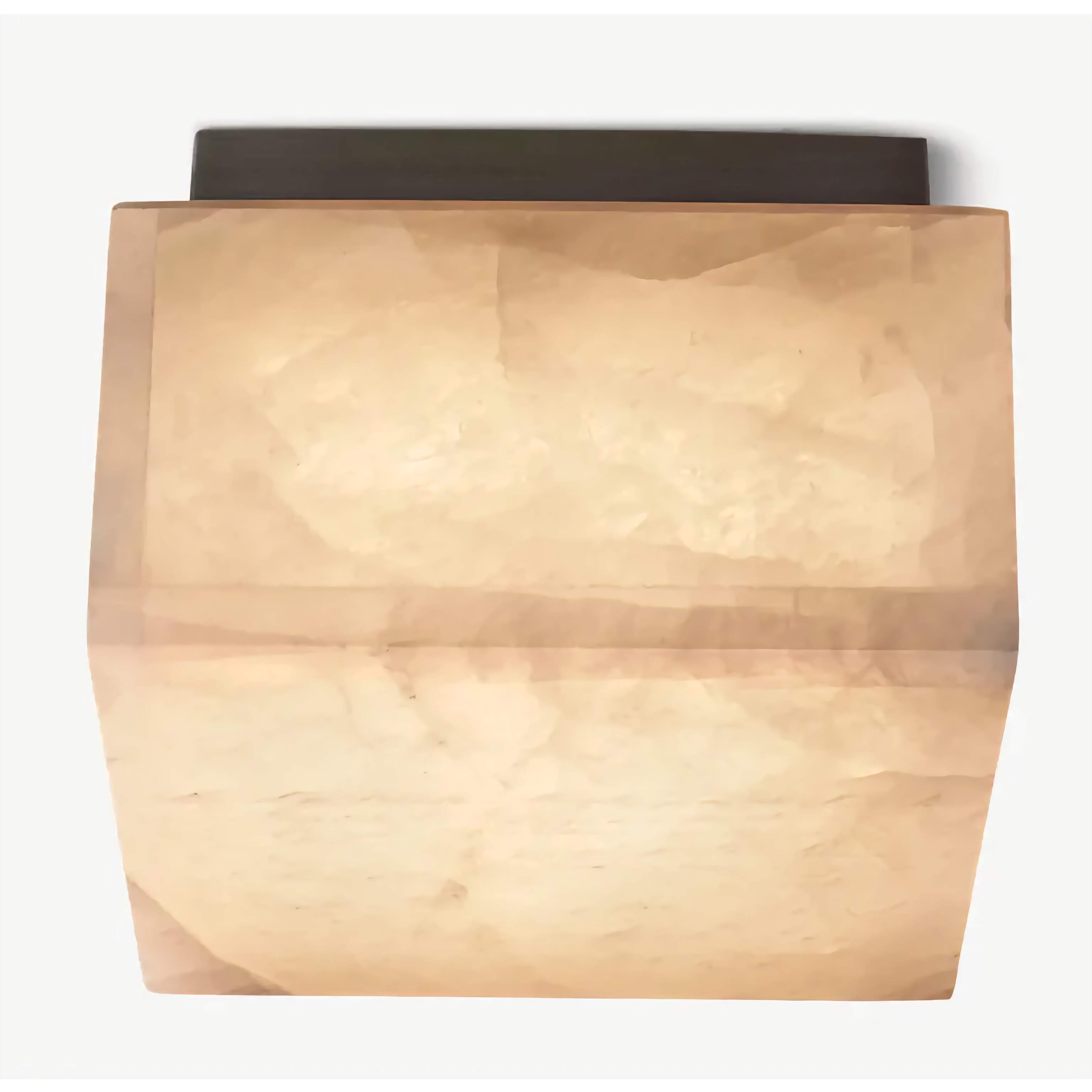 SQUARE NATURAL MARBLE FLUSH MOUNT | CLFGT014S - Flush Mounts