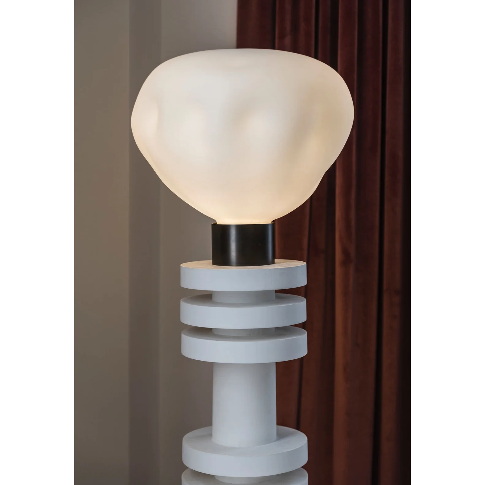 Alabaster Stone Sculptural Floor Lamp – Italian Designer Architectural for Living Room Casalolalights Luxury Lamps