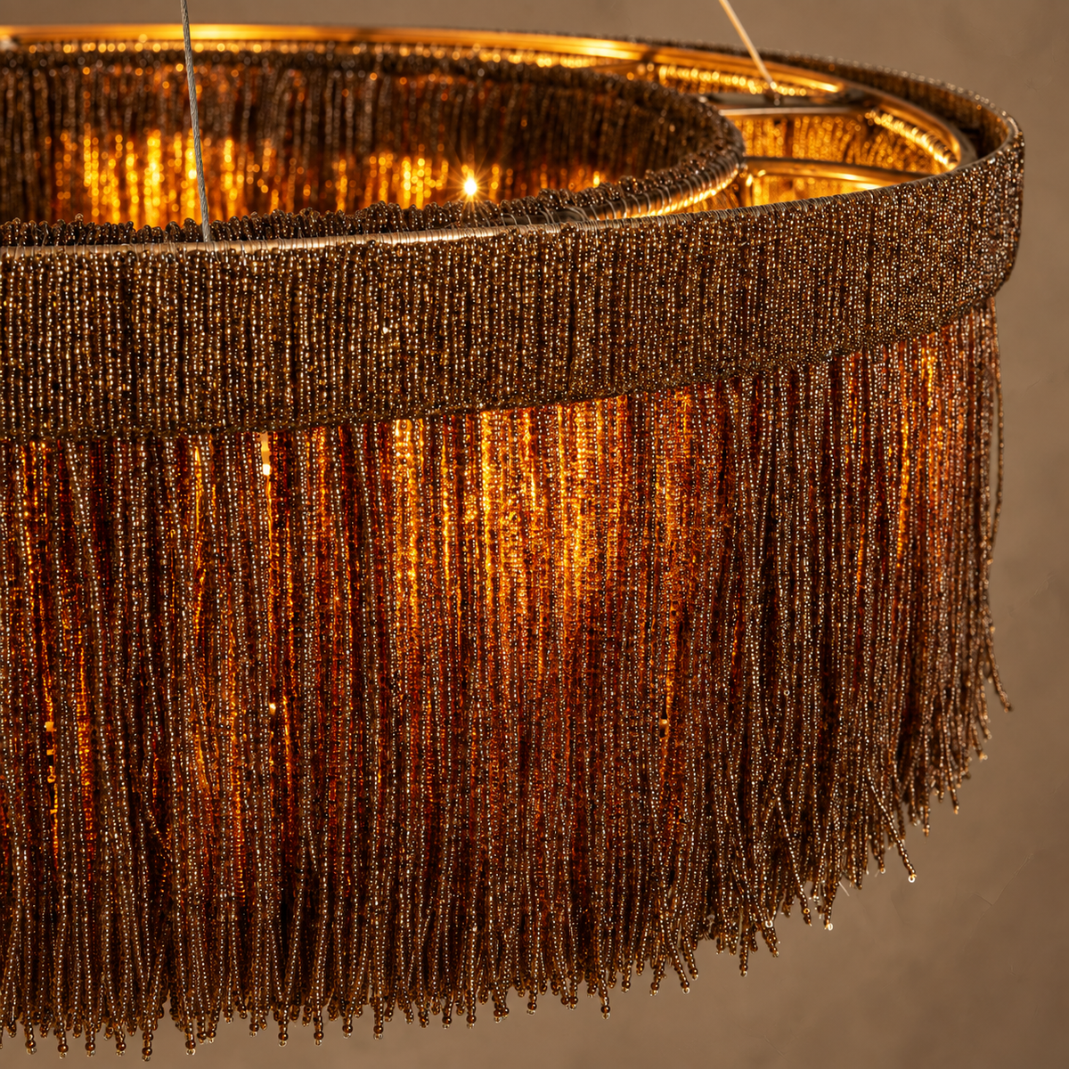 Burgundy Rattan Ring Chandelier 12 Light | Wide Shallow that Spreads Without Hanging Low Casalola Lights Luxury Lamps