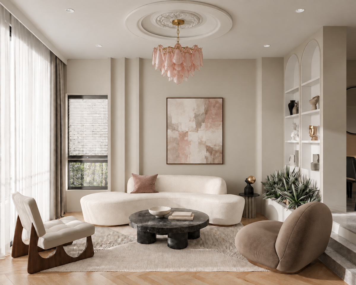 Pink Glass Chandelier Stainless Steel | Small for a Bedroom Large Living Room Custom Chain Drop Casalola Lights Luxury