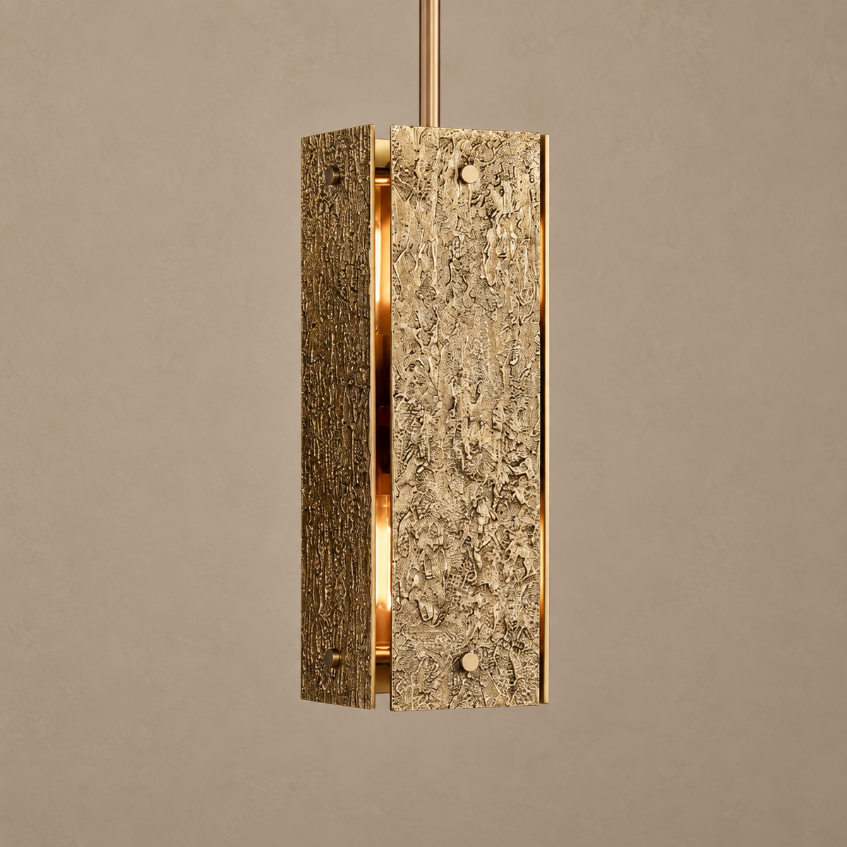 Cast Brass Textured Pendant Gold Silver or Black | in a Row Over Kitchen Island Hallway Casalola Lights Luxury Lamps