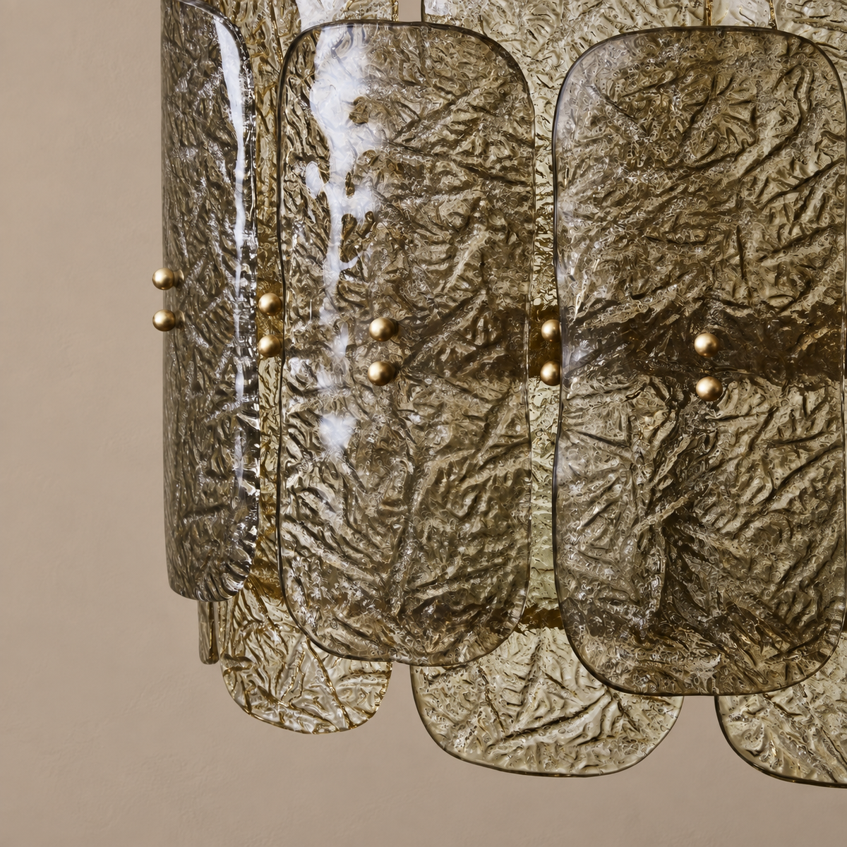 Smoky Glass Linear Chandelier Brass | Extra Long for a Kitchen Island Boardroom or Bar Counter Casalola Lights Luxury