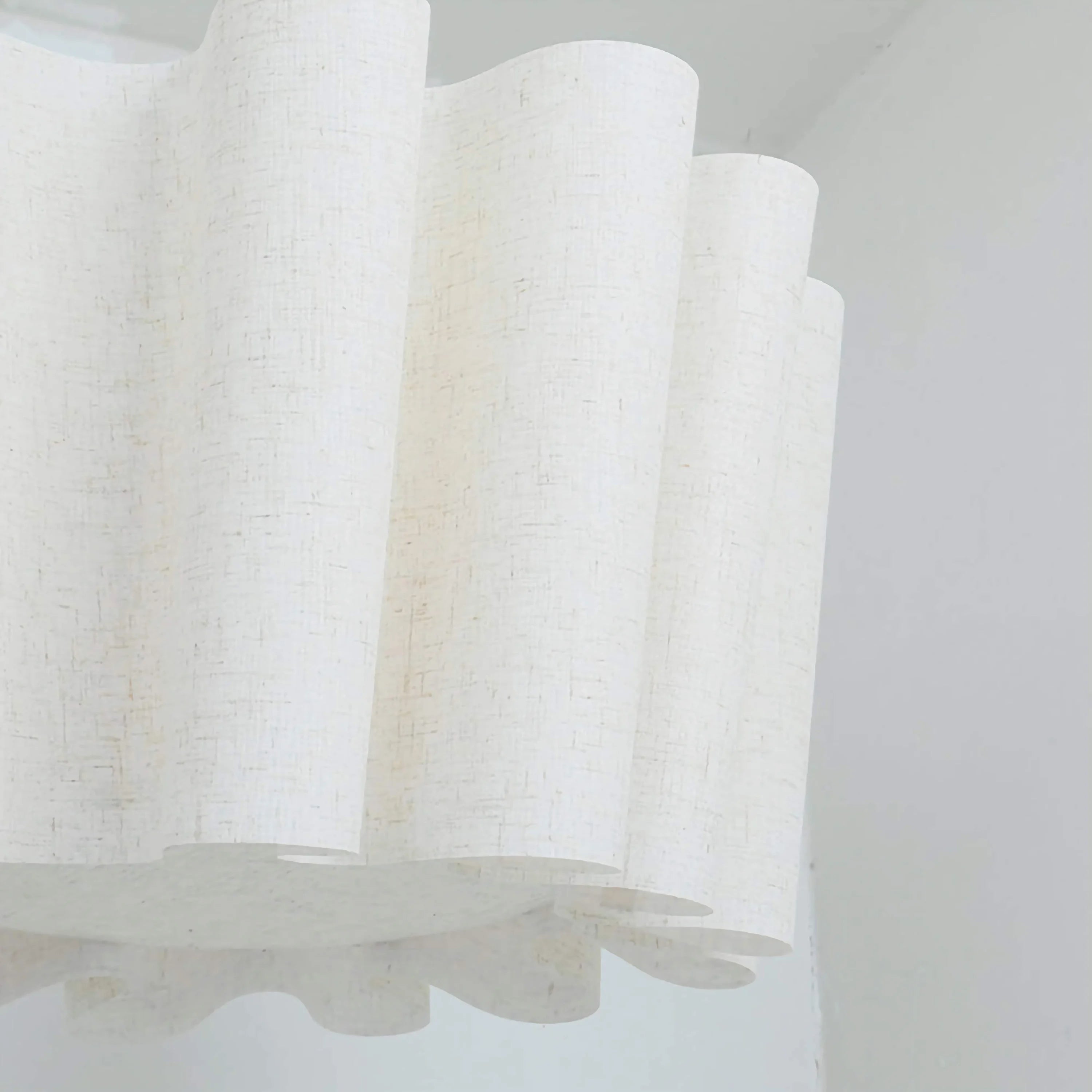 Japanese Style Pendant Light | Hand-knitted Fabric Lampshade | Warm Minimalist Japandi Biophilic Casalolalights Luxury