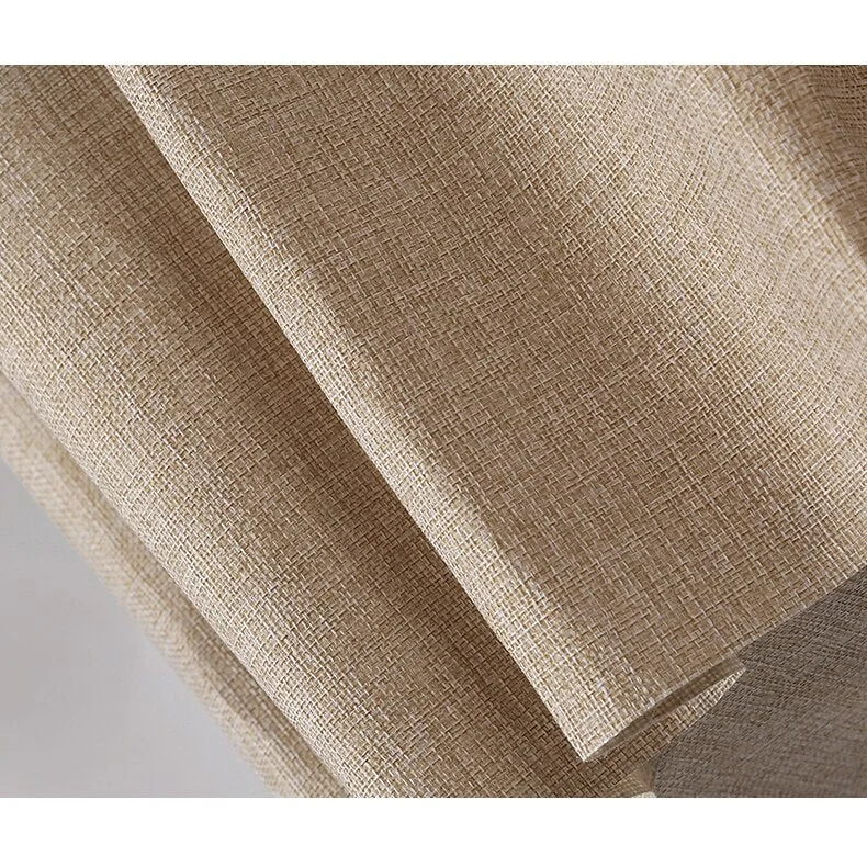 Minimalist fabric pendant in a living room