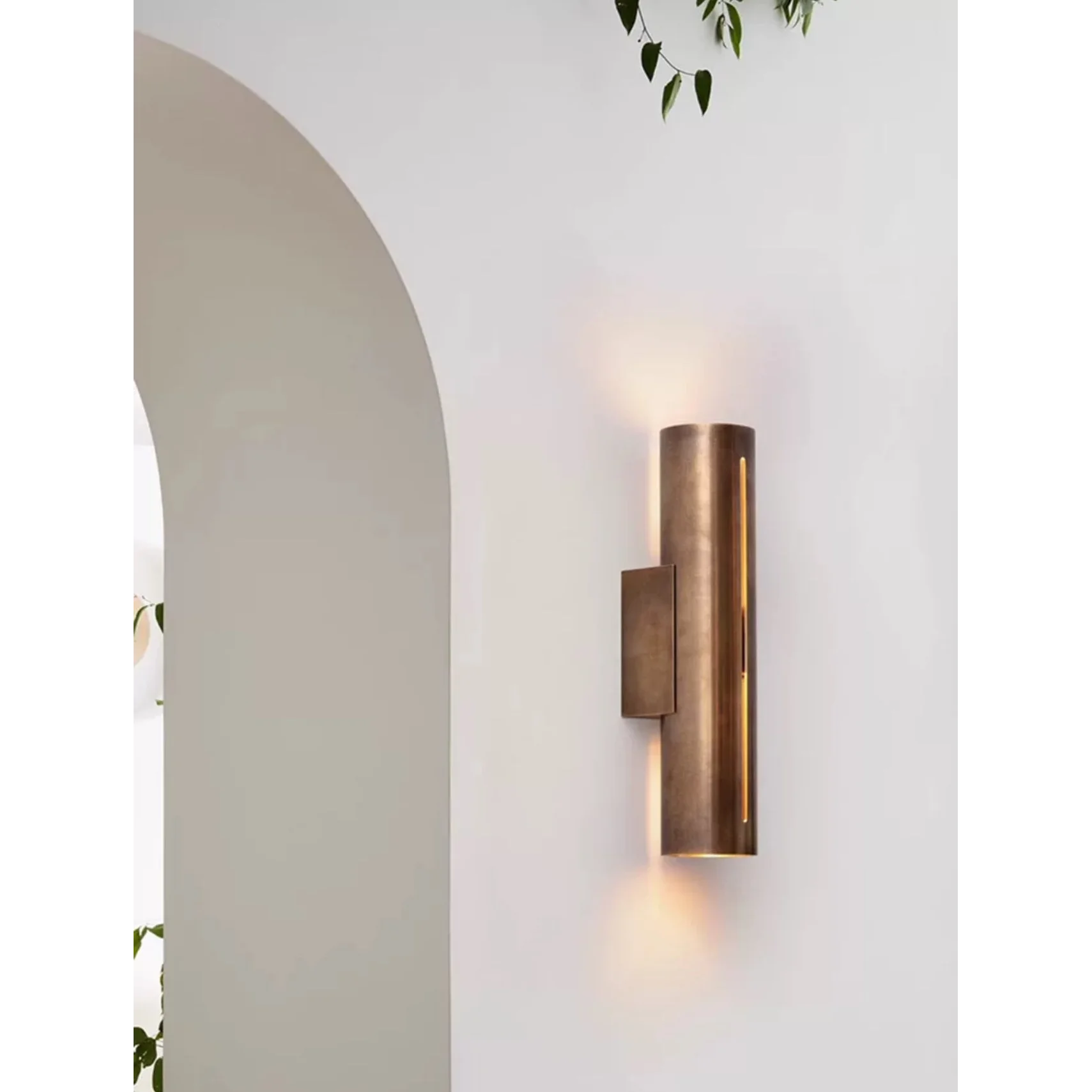 Antique Wall Lamps Sconces for Living Room Bedroom Dining Red Copper
