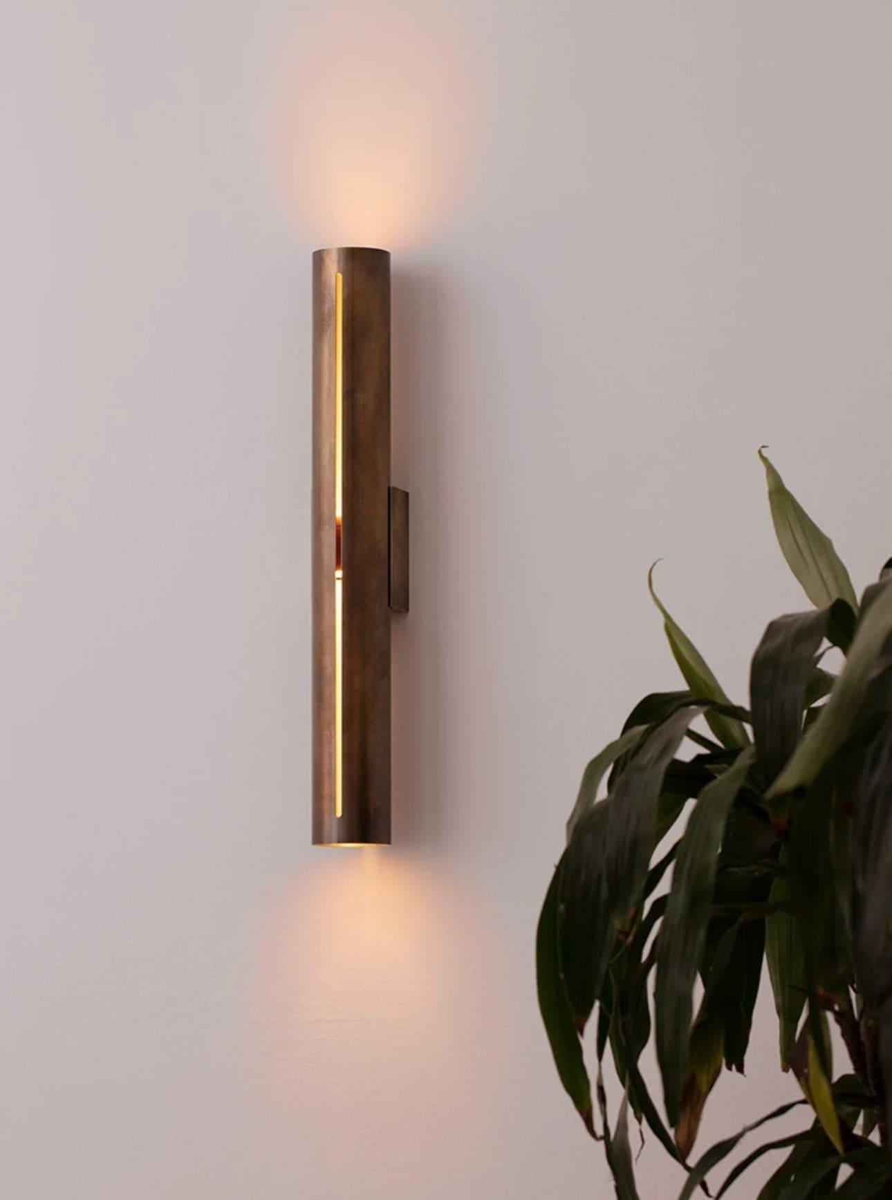 Antique Wall Lamps - Sconces for Living Room Bedroom Dining - Red Copper