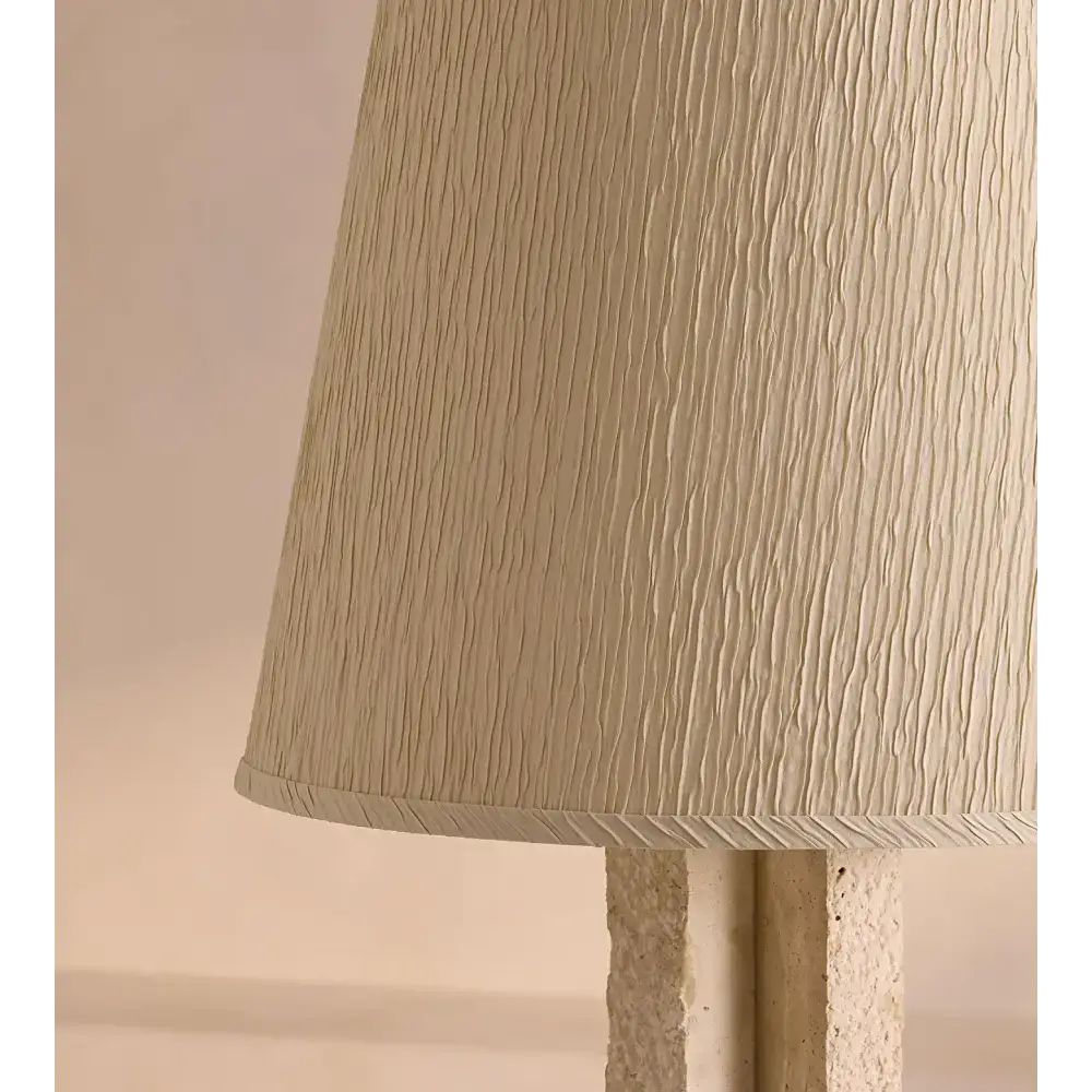 Alabaster Column Floor Lamp | Wabi-sabi Dimmable Accent Light - Lamps