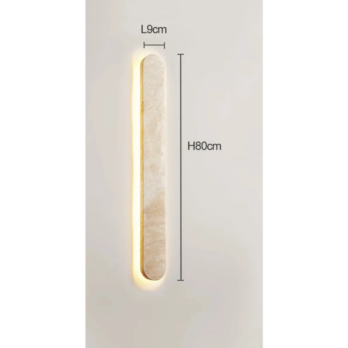 Travertine Outdoor Wall Light | Natural Stone Ip65 Waterproof Led Sconce Bathroom Patio & Balcony Casalola Lights
