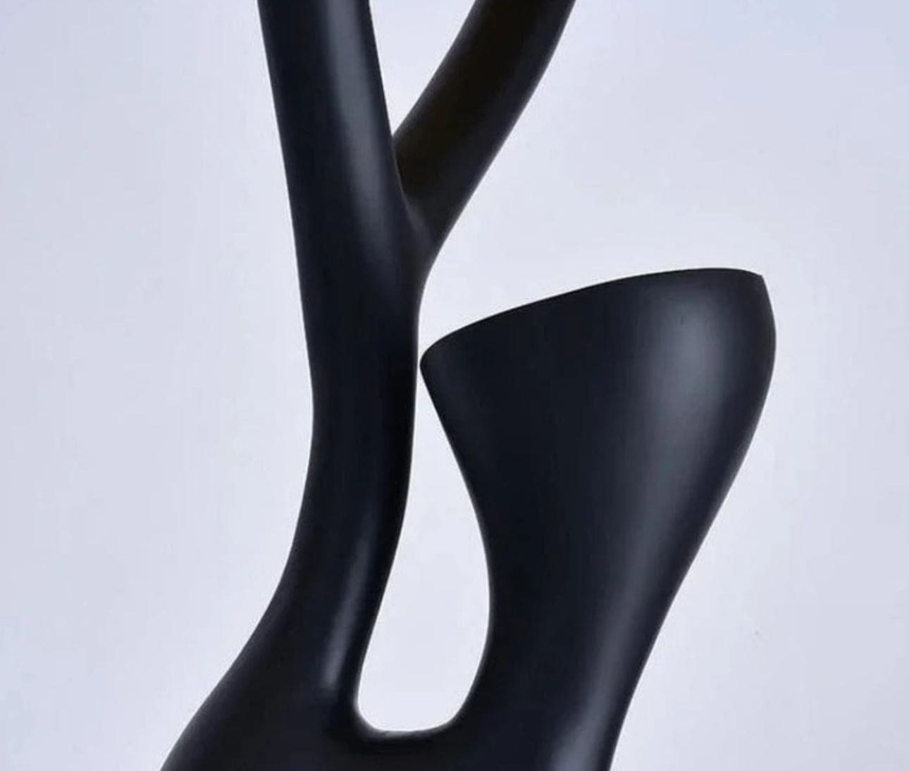 Architectural Resin Floor Lamp | Sculptural Tree Light - Lamps