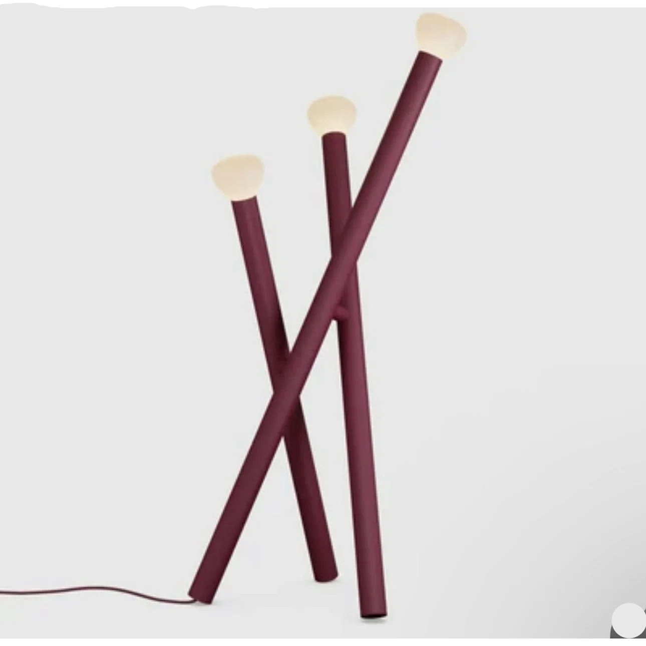 Modern Tripod Floor Lamp with Leaning Pole Design – Minimalist Led Lighting Accent