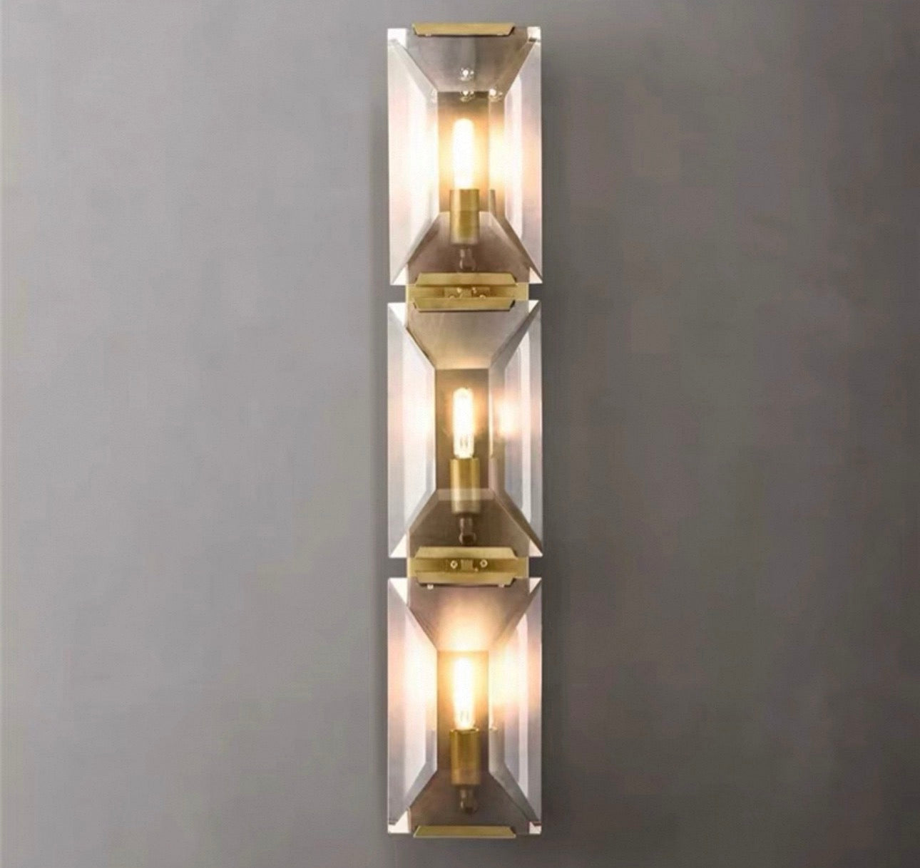 Triple Natural Crystal Stone Wall Light for Modern and Minimal Interiors Casalolalights Luxury Lamps Interior Designers