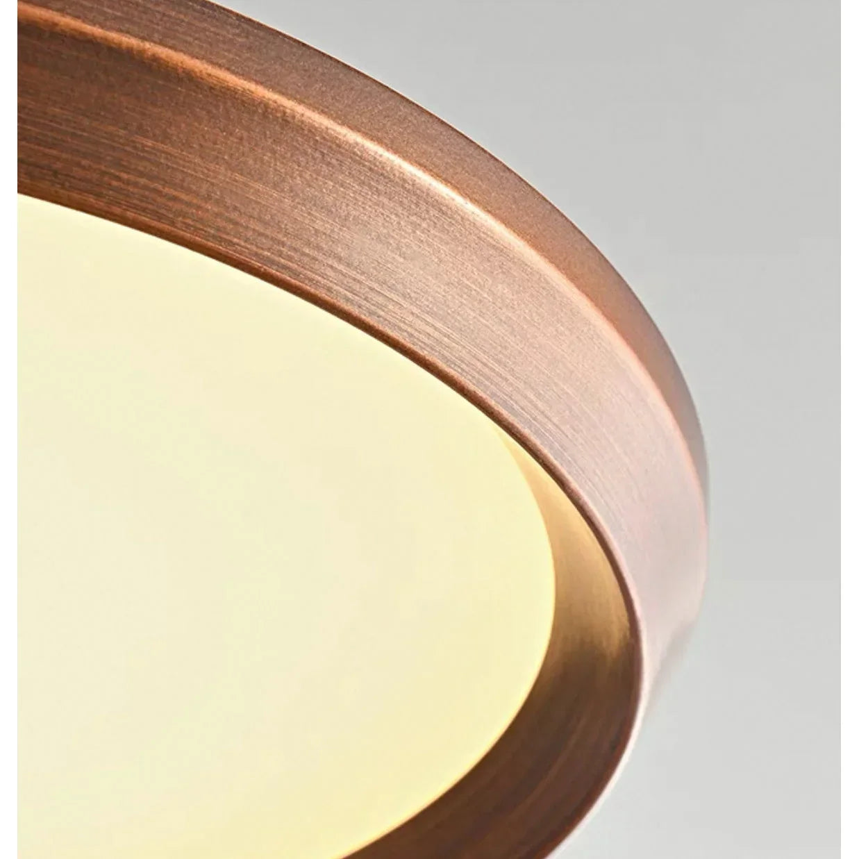 Retro Disc Modern Chandelier | Linear Brushed Steel Ceiling Light Fixture