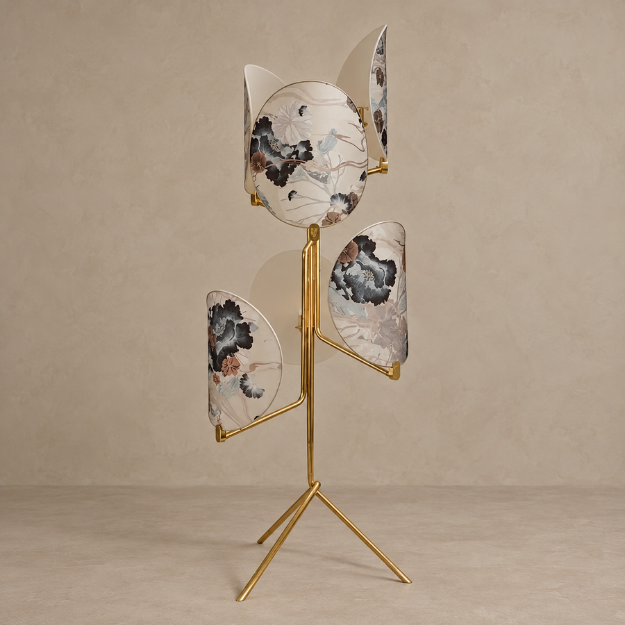 Twig Botanical Glass Floor Lamp