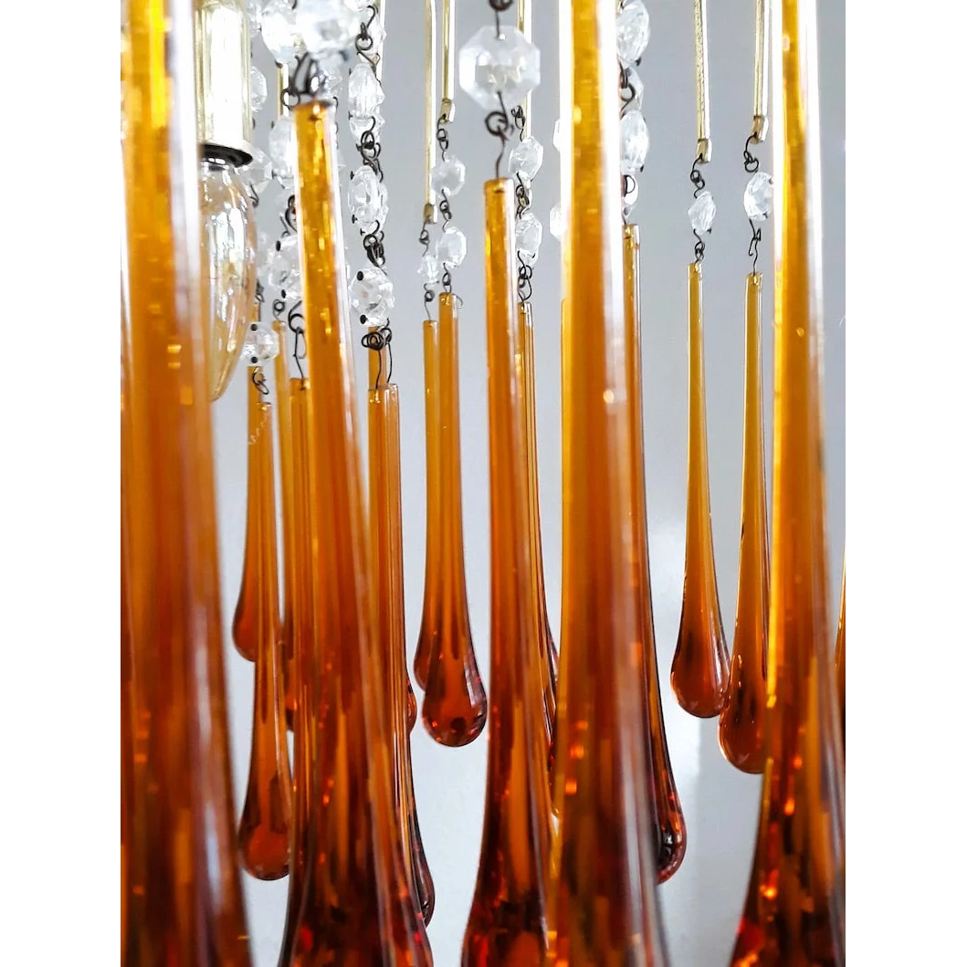 Murano Chandelier | Dining Room Light Fixtures | Italian Water Drop for Living Hotel