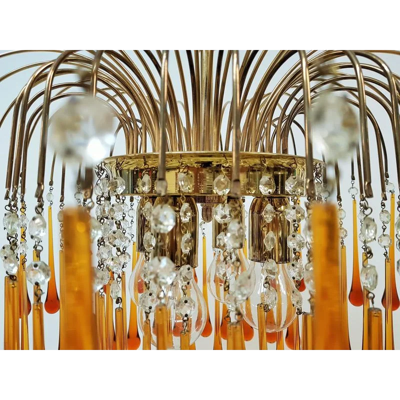 Murano Chandelier | Dining Room Light Fixtures | Italian Water Drop for Living Hotel