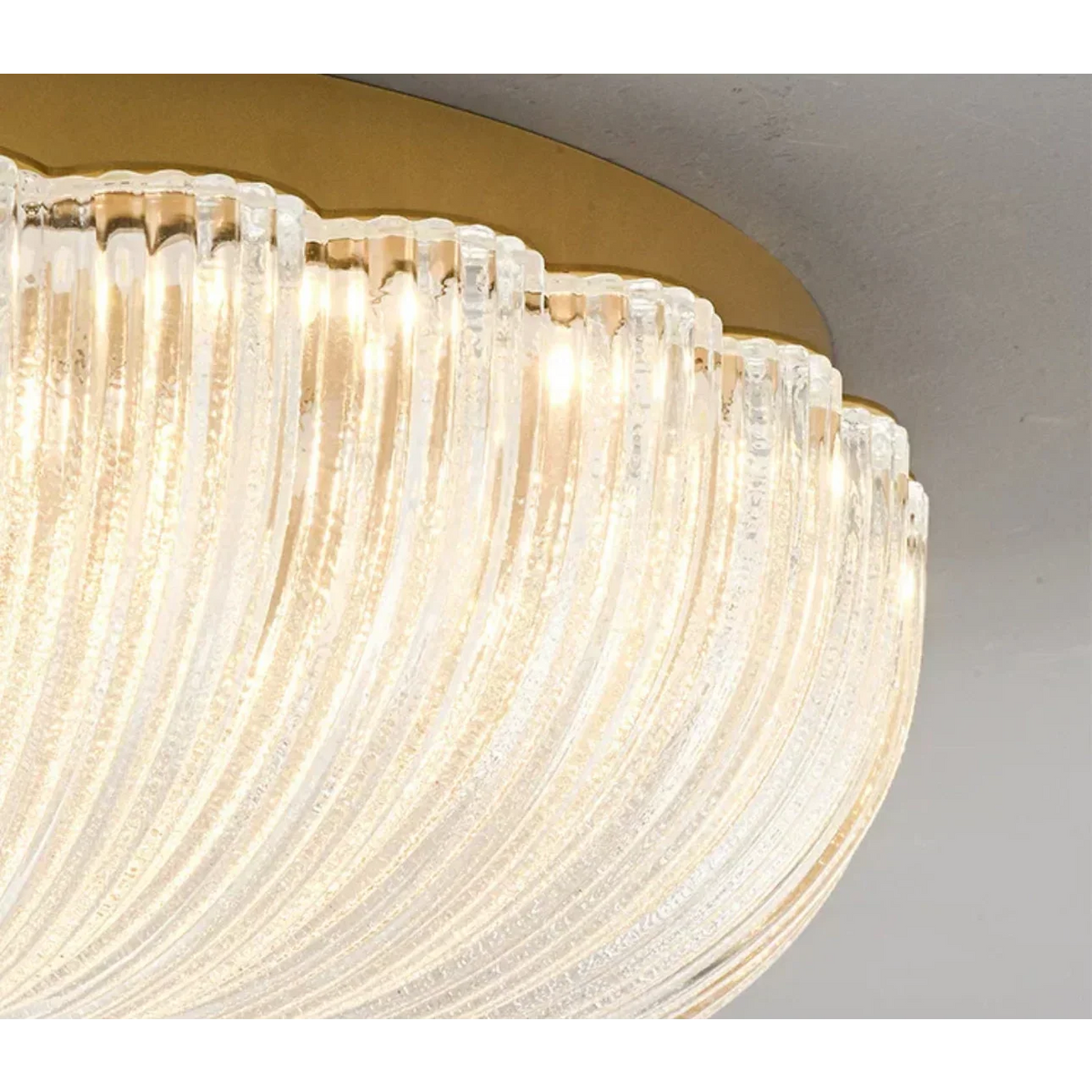 Glass Flower Flush Mount Ceiling Light for Bedroom or Entryway | 11.8 15.7 19.7 in Textured Casalola Lights Luxury