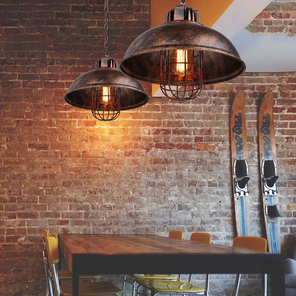 Vintage Pendant Lamps | Bronze Industrial Metal Single Lights | Casalola - Lamps