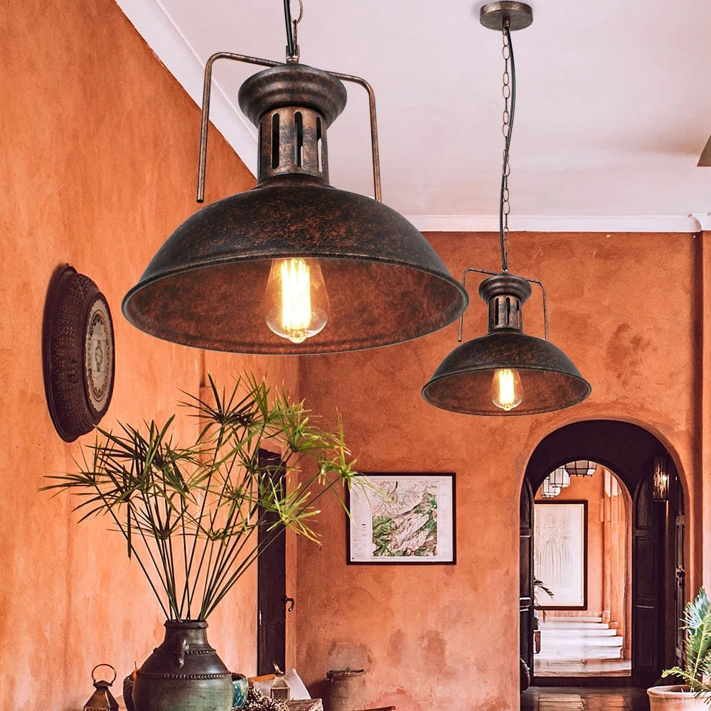 Vintage Industrial Metal Single Pendant Lights