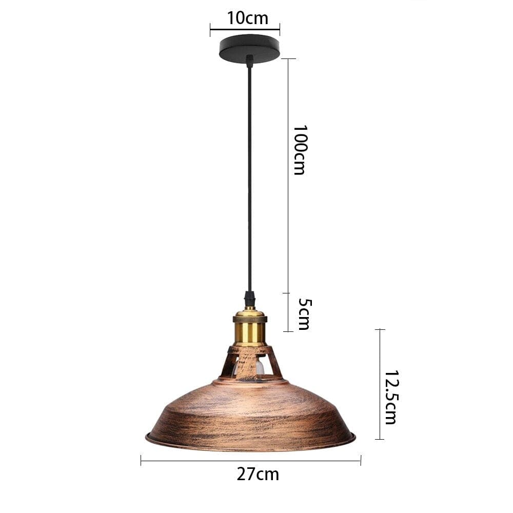 Vintage Industrial Metal Single Pendant Lights Bar Restaurant Dining Room - Lamps