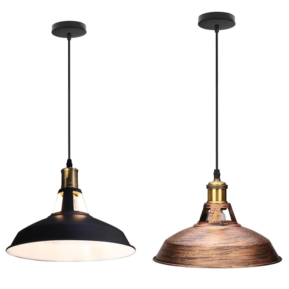 Vintage Industrial Metal Single Pendant Lights Bar Restaurant Dining Room - Lamps