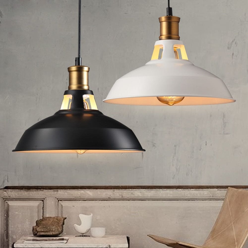 Vintage Industrial Metal Single Pendant Lights Bar Restaurant Dining Room - Lamps