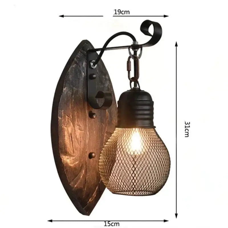 Vintage Antique Wall Sconces for Patio Entrance Industrial Rustic Living Room