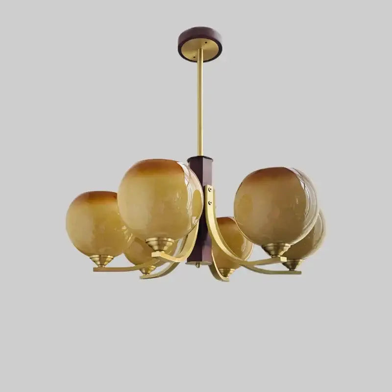 Vintage Orbital Chandelier for Living Room Dining - Semi-flush Mounts