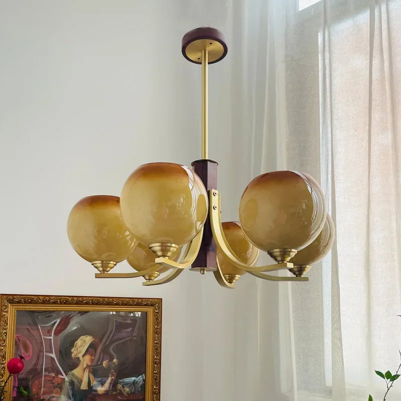 VINTAGE ORBITAL CHANDELIER