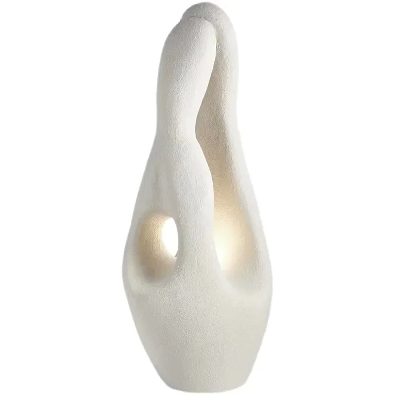 Wabi Sabi Luxury Modern Minimalism White Floor Lamp for Living Room Bedroom