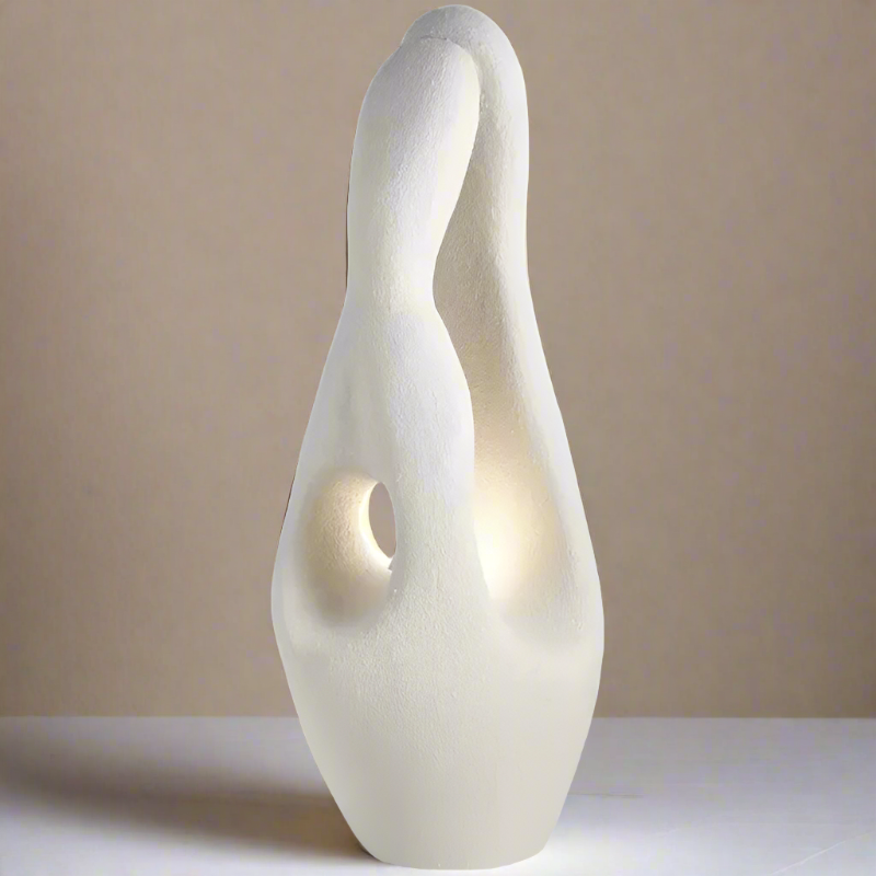 Wabi-sabi Luxury Modern Minimalism White Floor Lamp for Living Room Bedroom - Lamps