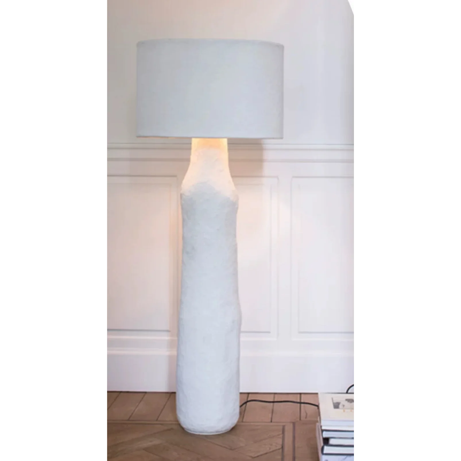 Floor Lamp for Living Room | Minimalist Resin Light for Modern Interiors