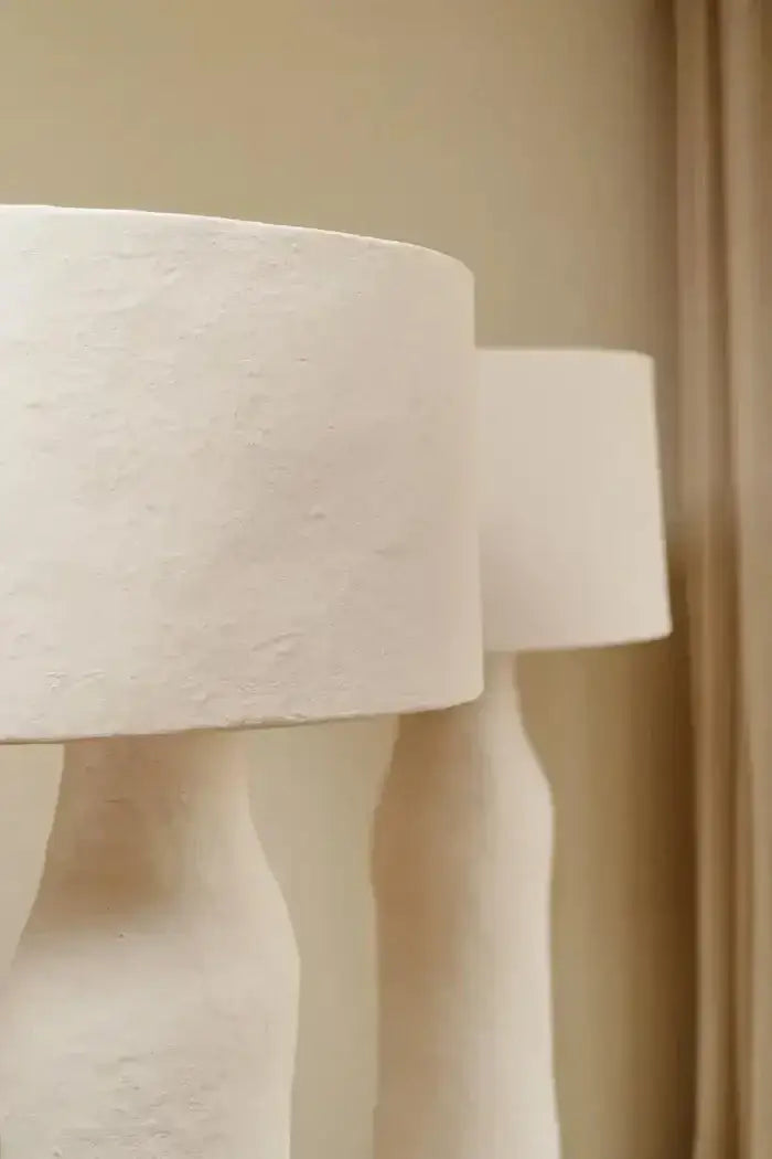 Floor Lamp for Living Room | Minimalist Resin Light for Modern Interiors - Lamps
