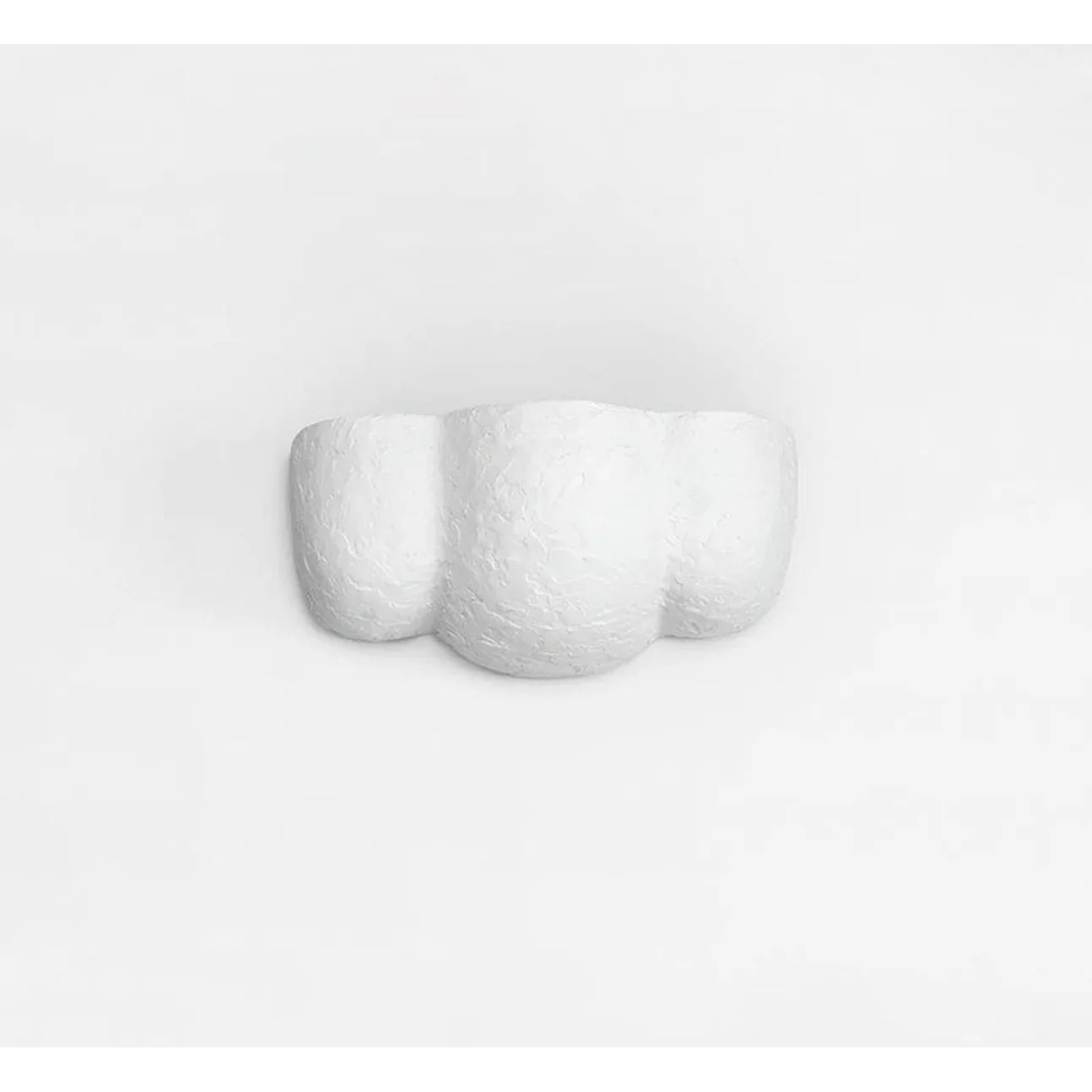 Wabi Sabi Plaster Wall Sconce – Sculptural Light for Hallway & Bedroom