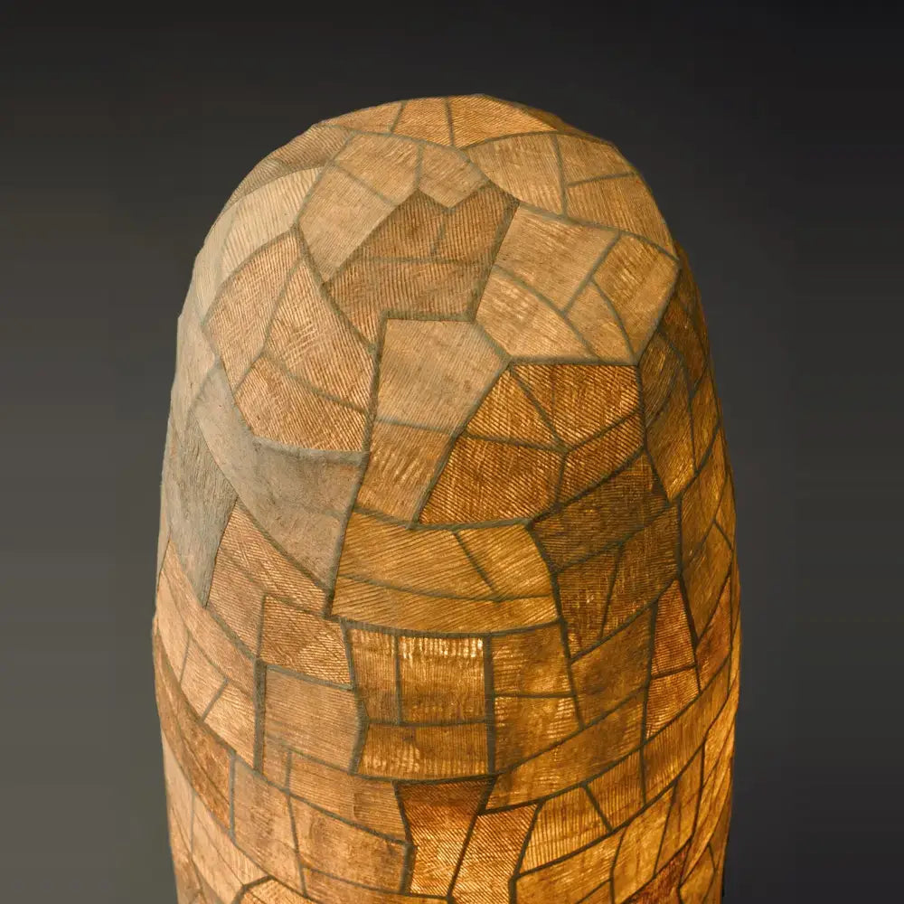 Wabi-sabi Sculptural Tall Table Lamp | Organic Form Lamp - Floor Lamps