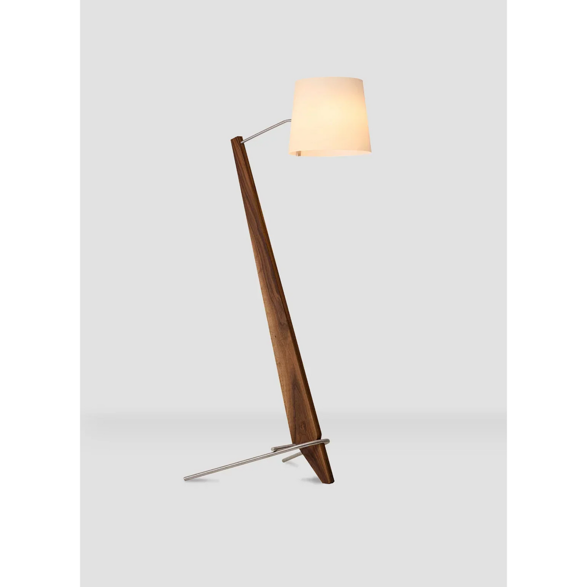 Walnut Angled Arm Floor Lamp | 90cm Reach Over Sofa 180cm Tall E26/e27 Dimmable Option Casalola Lights Luxury Lamps