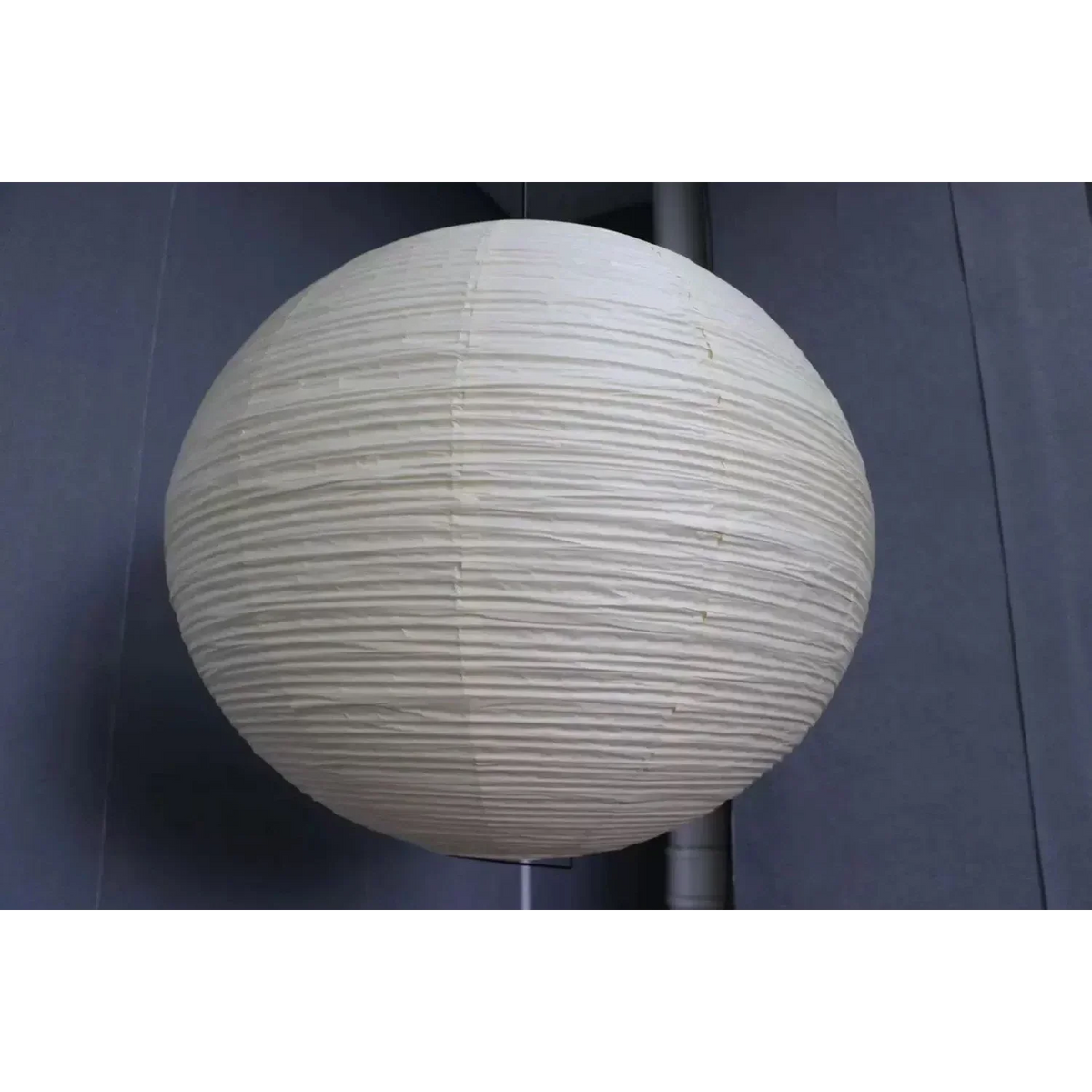 Round Washi Paper Lantern Pendant | Extra Long Cable for a Stairwell Even Glow Seven Sizes Japandi Casalola Lights