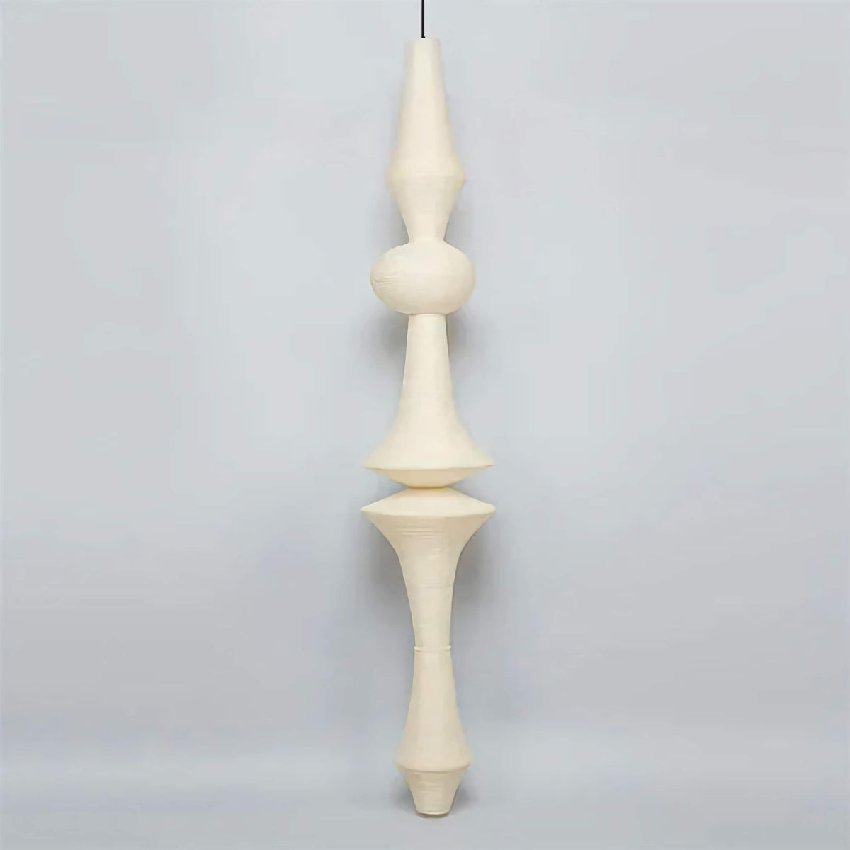 Extra Tall Washi Paper Pendant | Two Heights for a Stairwell or Double Height Room Touch Switch Casalola Lights Luxury