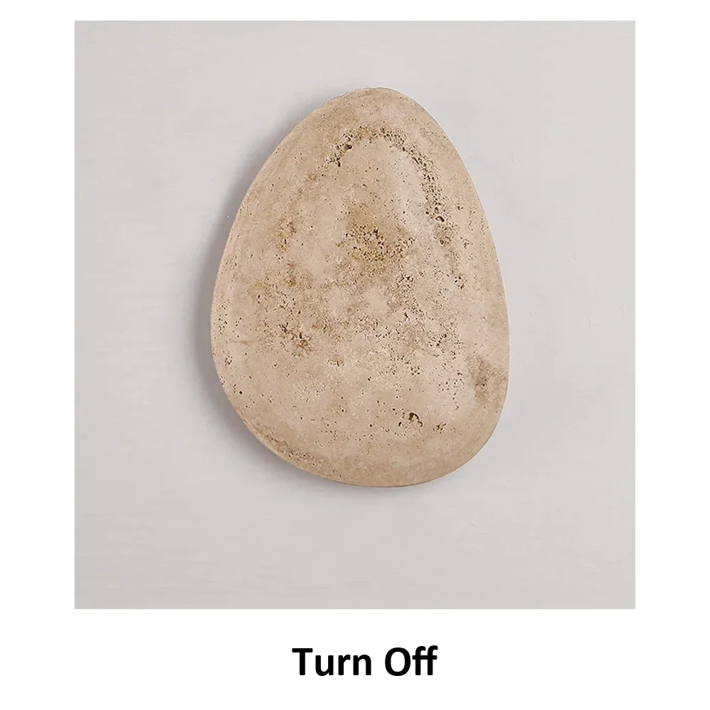 Waterproof Travertine Wall Light Ip65 | Yellow Stone Outdoor Sconce Wabi-sabi Bathroom & Patio Casalola Lights Luxury