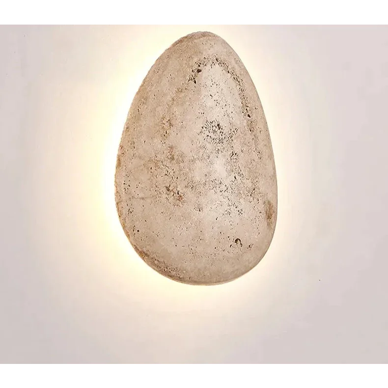 Waterproof Travertine Wall Light Ip65 | Yellow Stone Outdoor Sconce Wabi-sabi Bathroom & Patio Casalolalights Luxury